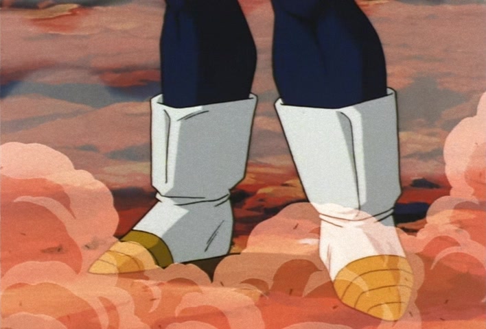 Dragon Ball Z Ep 222: Don't Toy With Me!! Vegeta Breaks Through the First Fight in a Fury @ 08:31