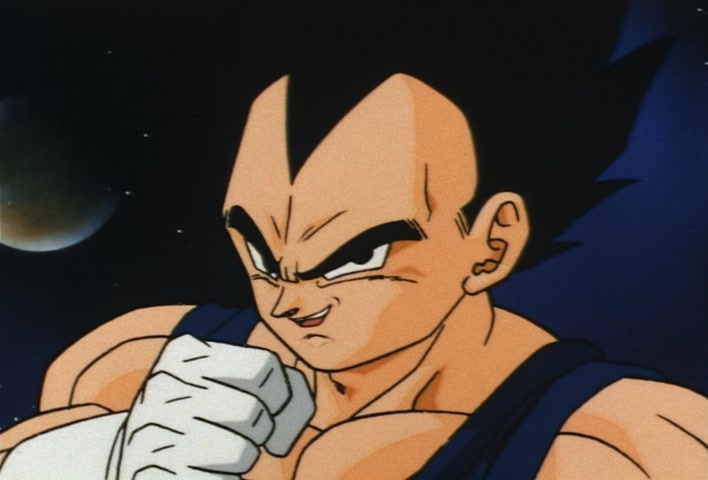 Dragon Ball Z Ep 222: Don't Toy With Me!! Vegeta Breaks Through the First Fight in a Fury @ 09:28