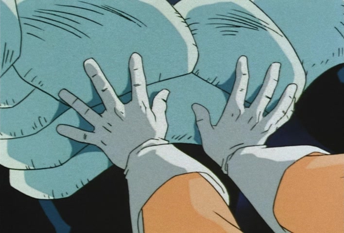 Dragon Ball Z Ep 222: Don't Toy With Me!! Vegeta Breaks Through the First Fight in a Fury @ 09:48