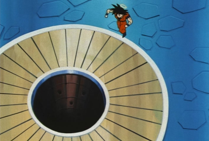 Dragon Ball Z Ep 222: Don't Toy With Me!! Vegeta Breaks Through the First Fight in a Fury @ 10:07