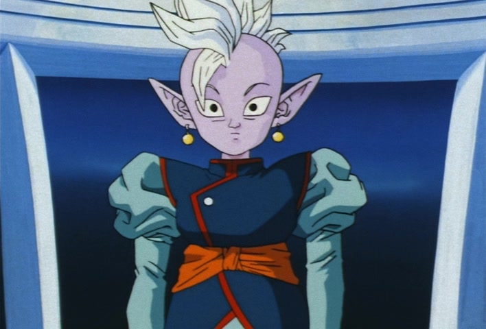 Dragon Ball Z Ep 222: Don't Toy With Me!! Vegeta Breaks Through the First Fight in a Fury @ 10:26