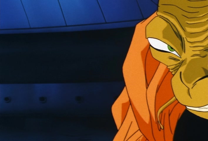 Dragon Ball Z Ep 222: Don't Toy With Me!! Vegeta Breaks Through the First Fight in a Fury @ 10:32