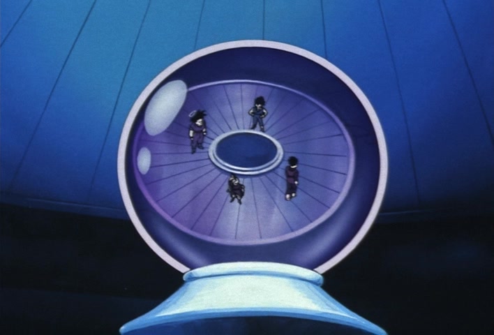 Dragon Ball Z Ep 222: Don't Toy With Me!! Vegeta Breaks Through the First Fight in a Fury @ 10:58