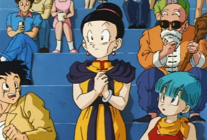 Dragon Ball Z Ep 222: Don't Toy With Me!! Vegeta Breaks Through the First Fight in a Fury @ 12:39
