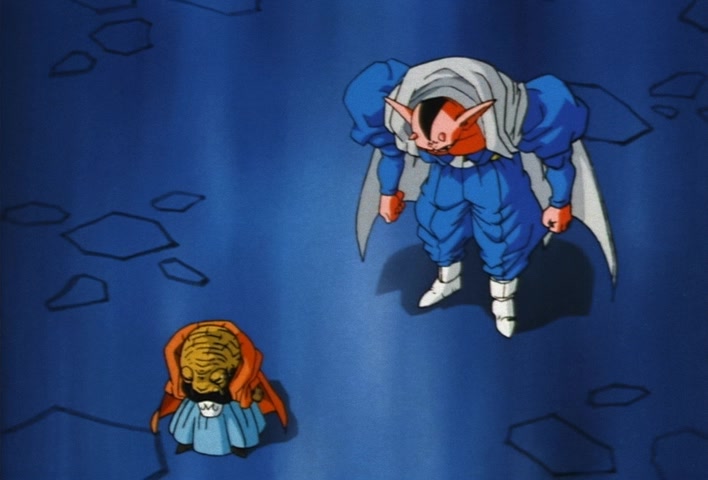 Dragon Ball Z Ep 222: Don't Toy With Me!! Vegeta Breaks Through the First Fight in a Fury @ 18:30