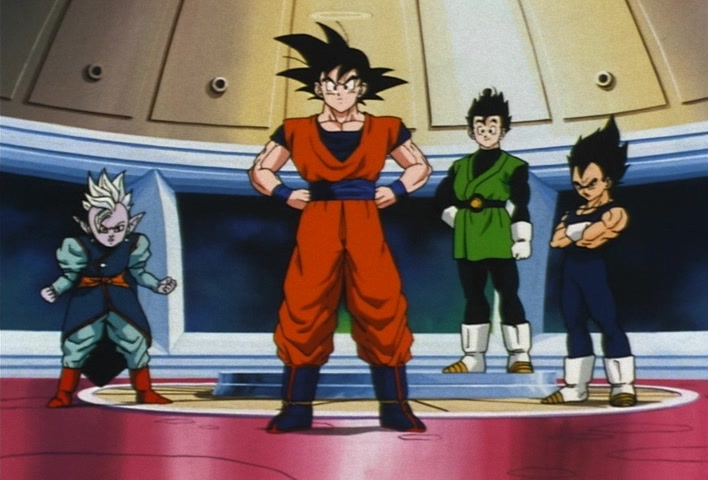 Dragon Ball Z Ep 222: Don't Toy With Me!! Vegeta Breaks Through the First Fight in a Fury @ 19:46