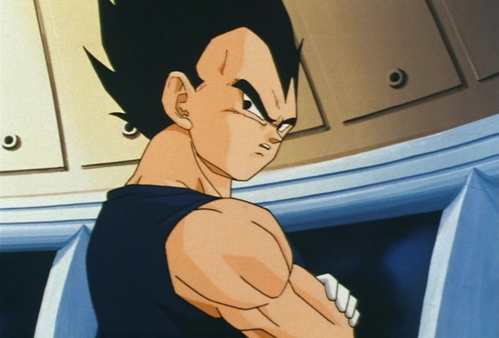 Dragon Ball Z Ep 222: Don't Toy With Me!! Vegeta Breaks Through the First Fight in a Fury @ 20:05
