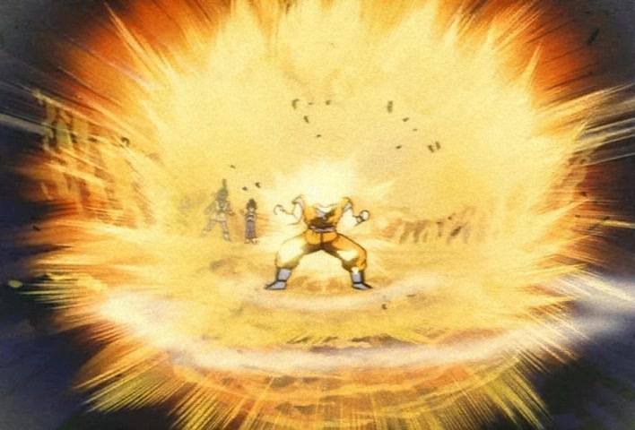 Dragon Ball Z Ep 223: Goku's Power Wide Open!! Blow Away Yakon @ 19:20