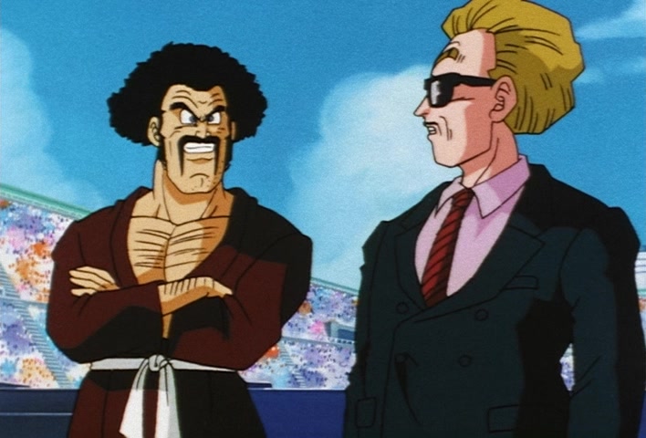 Dragon Ball Z Ep 224: A Great Miscalculation!! Satan vs Three Super Warriors?! @ 09:39