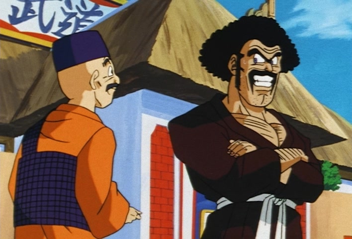 Dragon Ball Z Ep 224: A Great Miscalculation!! Satan vs Three Super Warriors?! @ 10:36