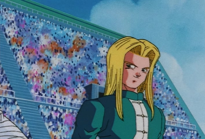 Dragon Ball Z Ep 224: A Great Miscalculation!! Satan vs Three Super Warriors?! @ 12:49