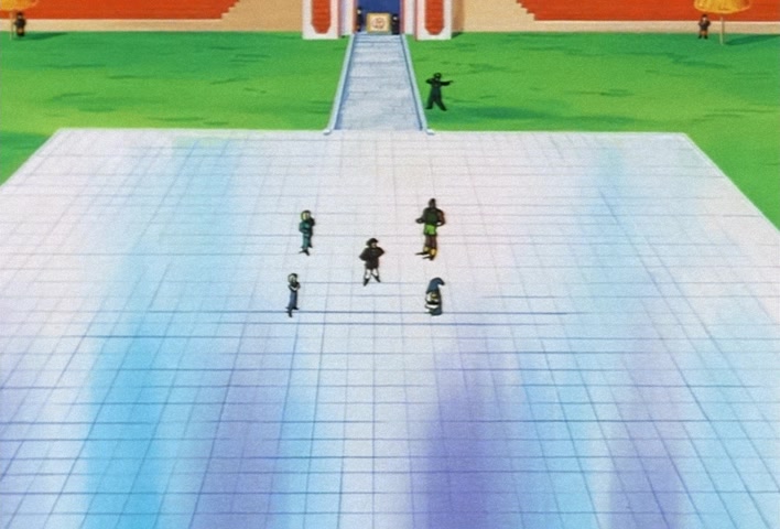 Dragon Ball Z Ep 224: A Great Miscalculation!! Satan vs Three Super Warriors?! @ 13:08