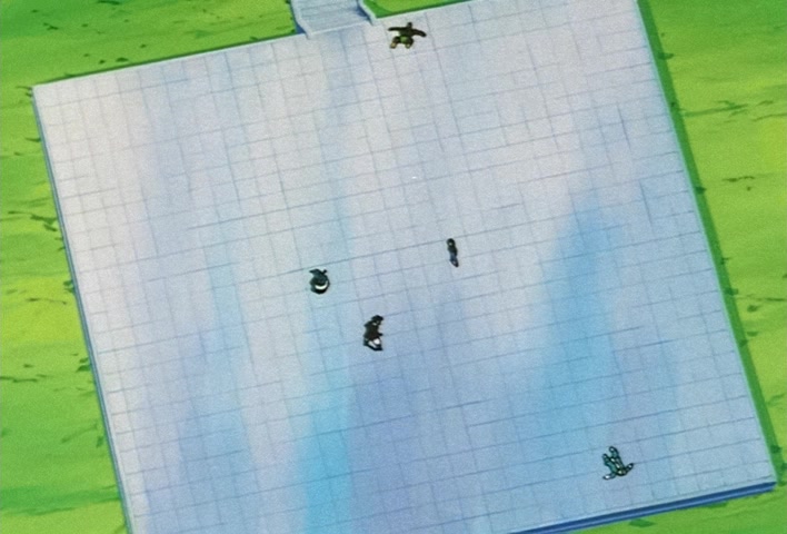 Dragon Ball Z Ep 224: A Great Miscalculation!! Satan vs Three Super Warriors?! @ 15:15