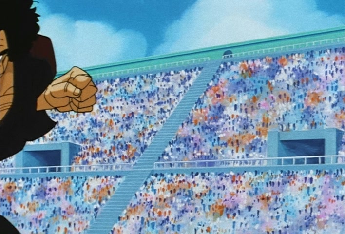Dragon Ball Z Ep 224: A Great Miscalculation!! Satan vs Three Super Warriors?! @ 16:31