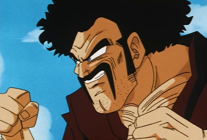Dragon Ball Z Ep 224: A Great Miscalculation!! Satan vs Three Super Warriors?! @ 17:34