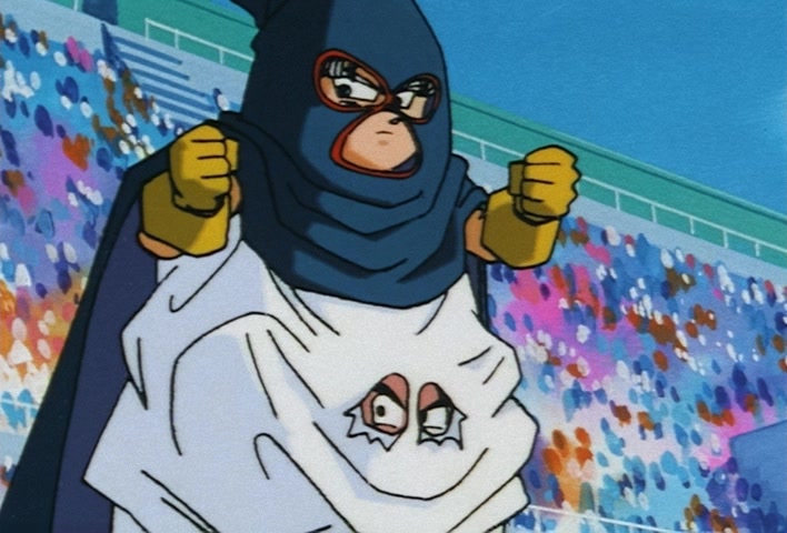 Dragon Ball Z Ep 224: A Great Miscalculation!! Satan vs Three Super Warriors?! @ 18:06