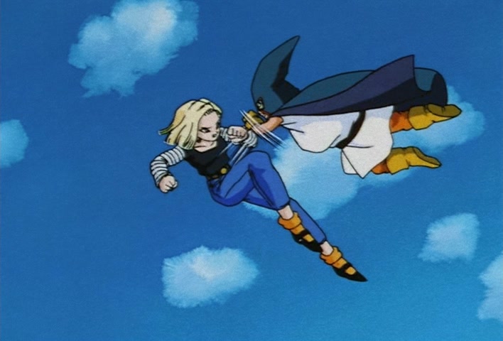 Dragon Ball Z Ep 225: Such Strong Kids!! No. 18's Close Fight?! @ 07:42