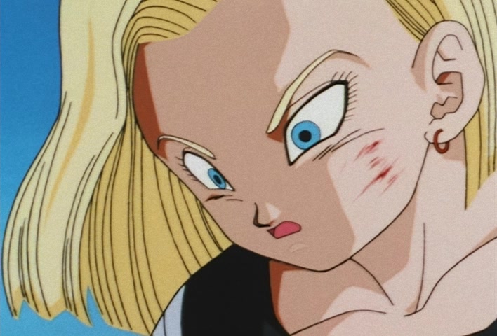 Dragon Ball Z Ep 225: Such Strong Kids!! No. 18's Close Fight?! @ 12:38