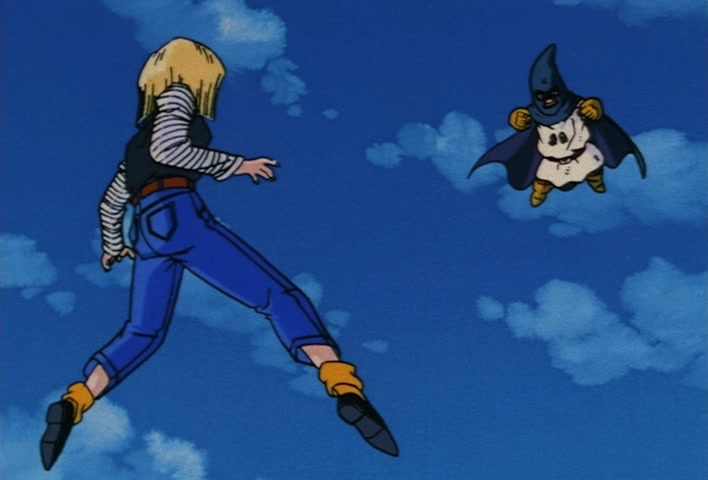 Dragon Ball Z Ep 225: Such Strong Kids!! No. 18's Close Fight?! @ 17:00