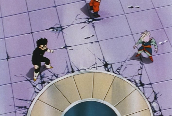 Dragon Ball Z Ep 229: A Super Confrontation of Destiny!! The Clash of Goku vs Vegeta @ 04:07