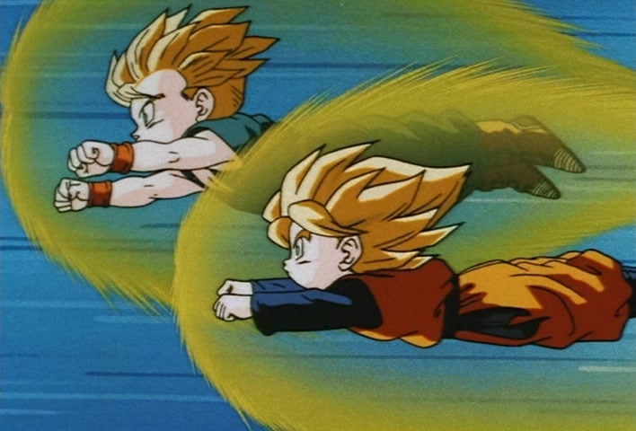 Dragon Ball Z Ep 229: A Super Confrontation of Destiny!! The Clash of Goku vs Vegeta @ 04:50