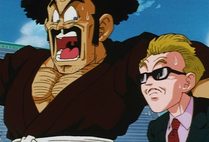 Dragon Ball Z Ep 229: A Super Confrontation of Destiny!! The Clash of Goku vs Vegeta @ 06:06