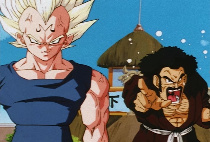 Dragon Ball Z Ep 229: A Super Confrontation of Destiny!! The Clash of Goku vs Vegeta @ 06:34