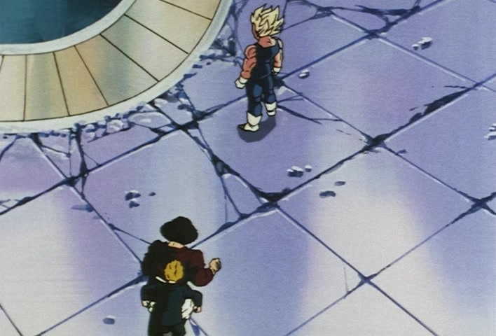 Dragon Ball Z Ep 229: A Super Confrontation of Destiny!! The Clash of Goku vs Vegeta @ 06:39