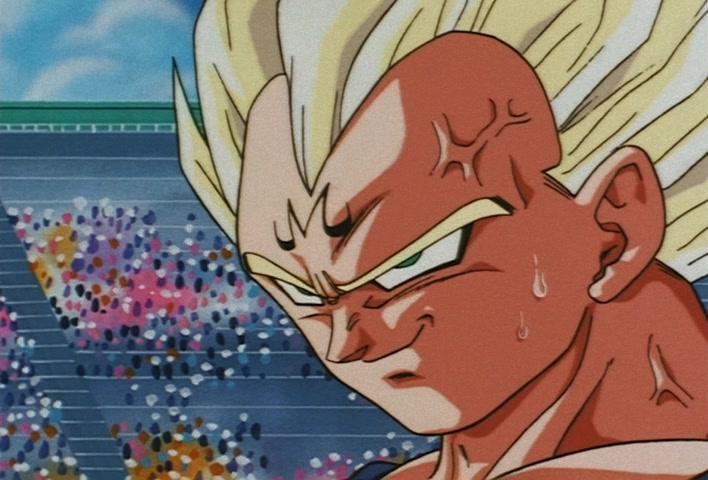 Dragon Ball Z Ep 229: A Super Confrontation of Destiny!! The Clash of Goku vs Vegeta @ 07:36