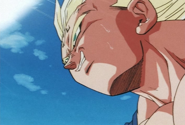 Dragon Ball Z Ep 229: A Super Confrontation of Destiny!! The Clash of Goku vs Vegeta @ 09:30