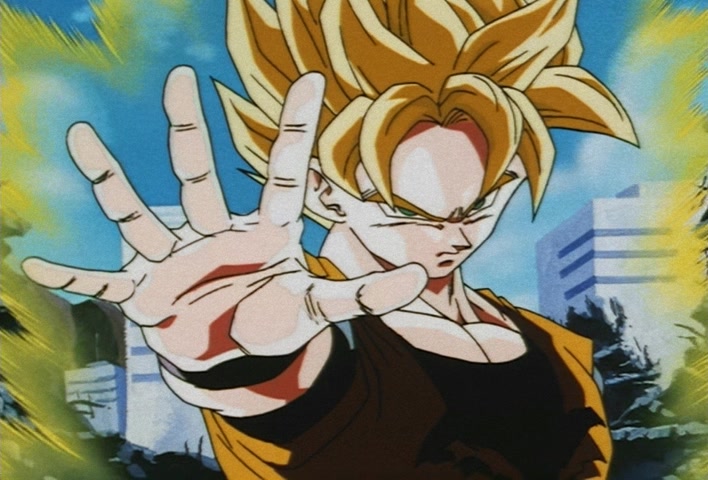 Dragon Ball Z Ep 229: A Super Confrontation of Destiny!! The Clash of Goku vs Vegeta @ 13:41