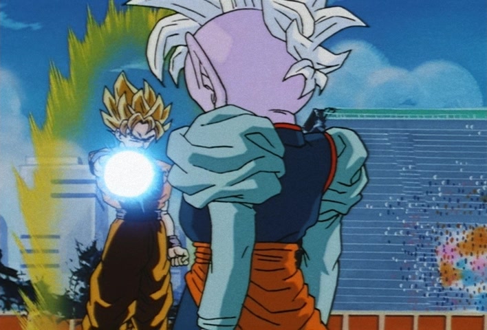 Dragon Ball Z Ep 229: A Super Confrontation of Destiny!! The Clash of Goku vs Vegeta @ 14:28
