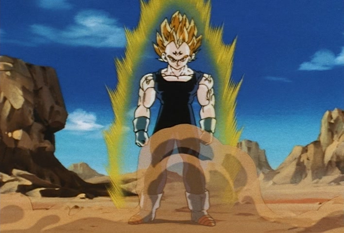 Dragon Ball Z Ep 229: A Super Confrontation of Destiny!! The Clash of Goku vs Vegeta @ 15:39