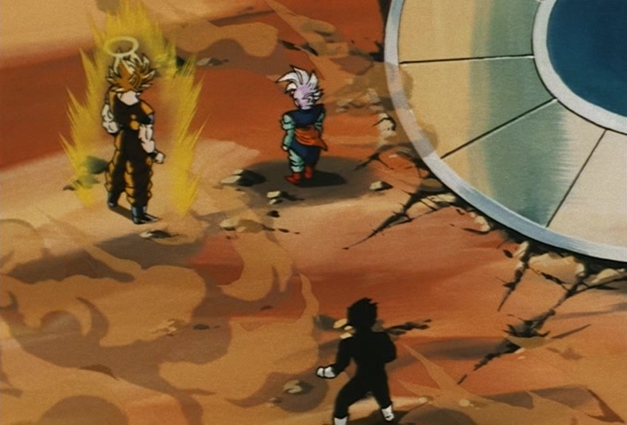 Dragon Ball Z Ep 229: A Super Confrontation of Destiny!! The Clash of Goku vs Vegeta @ 15:53