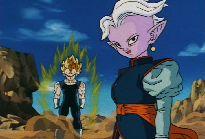 Dragon Ball Z Ep 229: A Super Confrontation of Destiny!! The Clash of Goku vs Vegeta @ 15:58