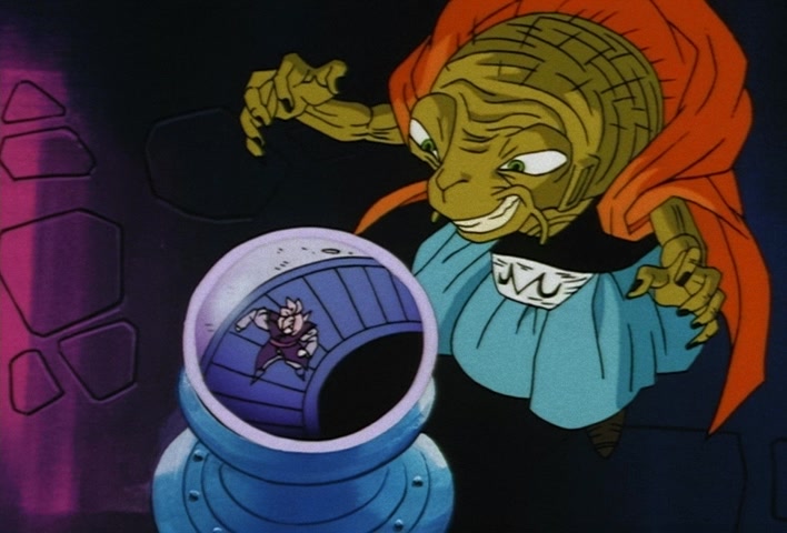 Dragon Ball Z Ep 229: A Super Confrontation of Destiny!! The Clash of Goku vs Vegeta @ 16:31
