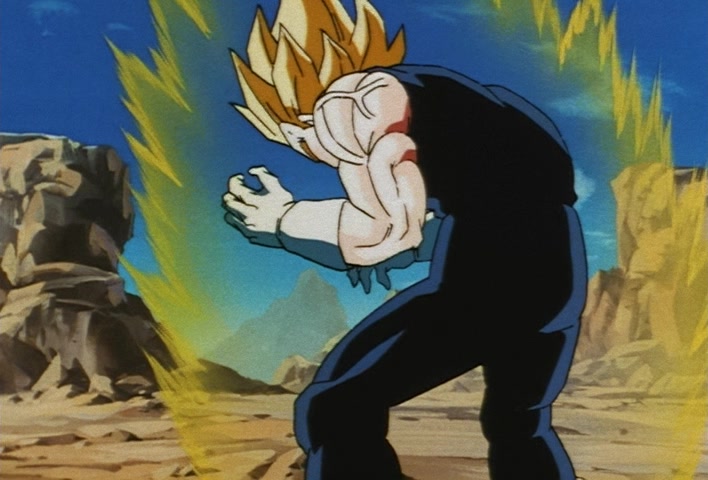 Dragon Ball Z Ep 229: A Super Confrontation of Destiny!! The Clash of Goku vs Vegeta @ 17:52