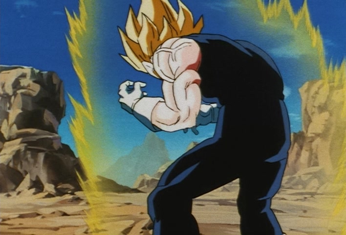 Dragon Ball Z Ep 229: A Super Confrontation of Destiny!! The Clash of Goku vs Vegeta @ 17:57