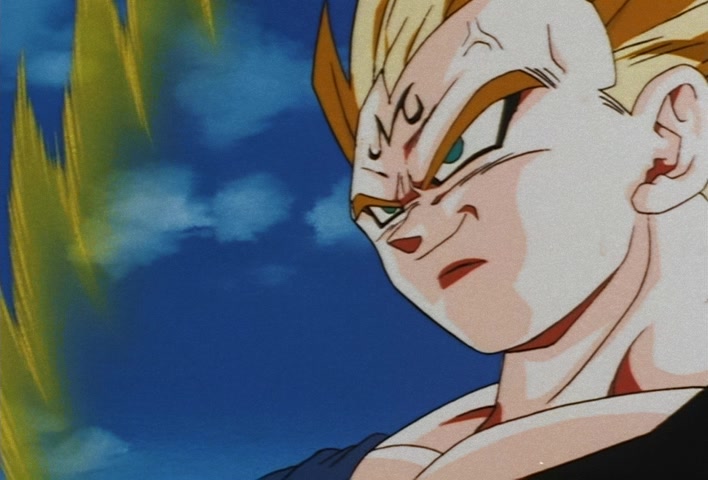 Dragon Ball Z Ep 229: A Super Confrontation of Destiny!! The Clash of Goku vs Vegeta @ 19:27