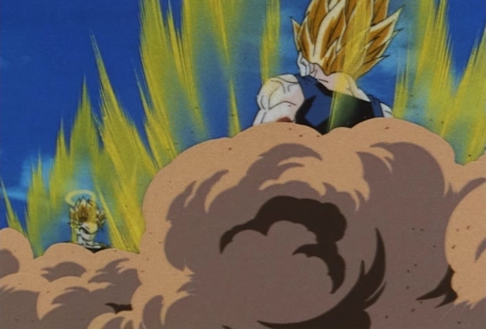 Dragon Ball Z Ep 229: A Super Confrontation of Destiny!! The Clash of Goku vs Vegeta @ 21:49