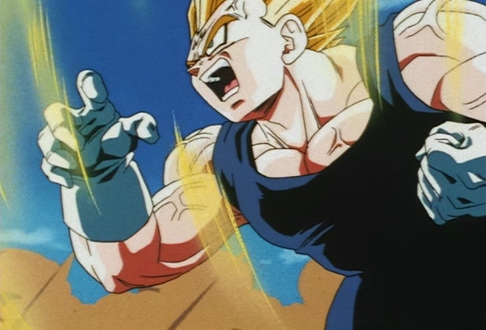 Dragon Ball Z Ep 229: A Super Confrontation of Destiny!! The Clash of Goku vs Vegeta @ 22:08