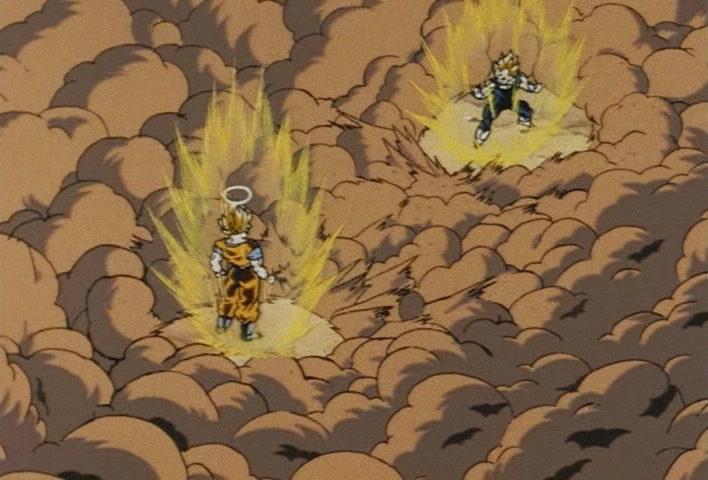 Dragon Ball Z Ep 229: A Super Confrontation of Destiny!! The Clash of Goku vs Vegeta @ 22:22