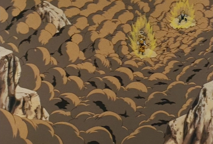 Dragon Ball Z Ep 229: A Super Confrontation of Destiny!! The Clash of Goku vs Vegeta @ 22:31