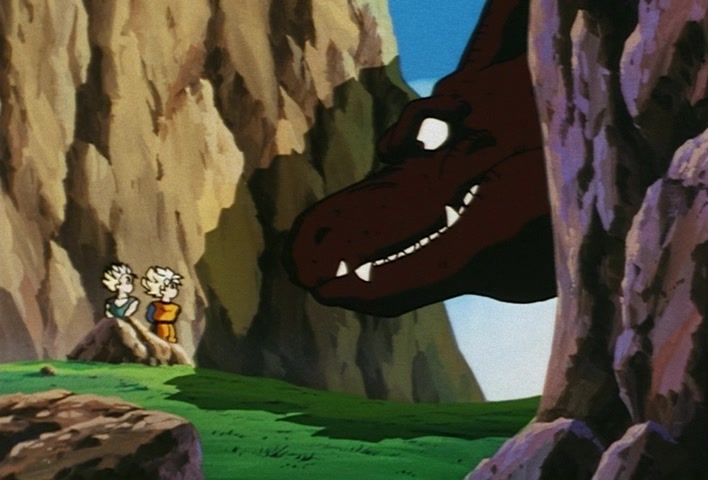 Dragon Ball Z Ep 230: Just You Wait, Bobbidi!! Your Aspirations Will Not be Allowed @ 13:50