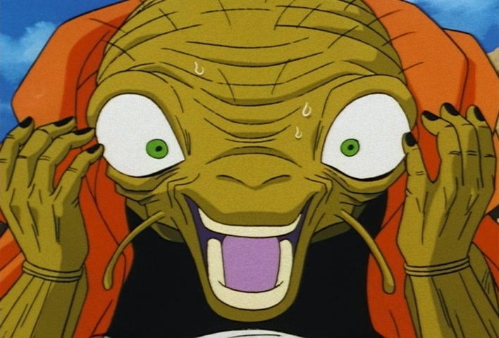 Dragon Ball Z Ep 232: I Won't Allow the Revival!! A Kamehameha of Resistance @ 14:00