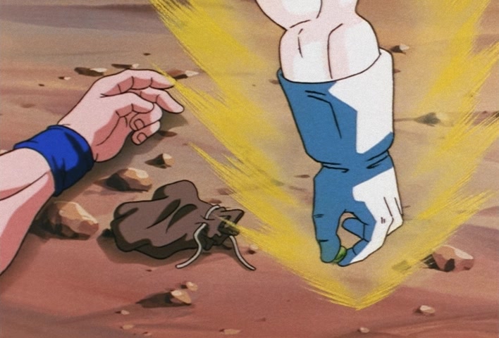 Dragon Ball Z Ep 234: The Terrifying Majin!! Gohan's Approaching Fear of Death @ 03:25