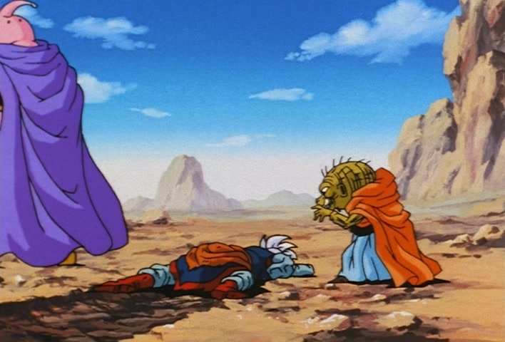 Dragon Ball Z Ep 234: The Terrifying Majin!! Gohan's Approaching Fear of Death @ 14:29