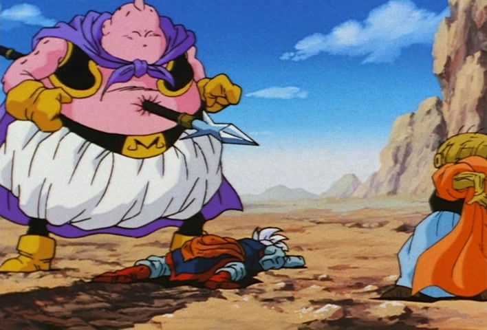 Dragon Ball Z Ep 234: The Terrifying Majin!! Gohan's Approaching Fear of Death @ 15:49