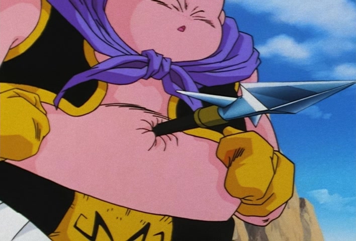 Dragon Ball Z Ep 234: The Terrifying Majin!! Gohan's Approaching Fear of Death @ 16:18