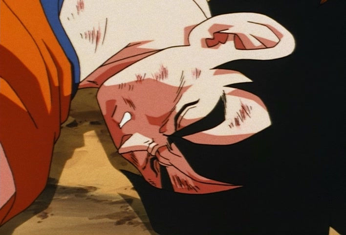 Dragon Ball Z Ep 236: A Warrior's Resolution!! I Will Dispose of the Majin @ 04:36